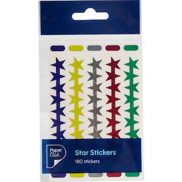 Paperclick Sticker Small Stars 180 pack