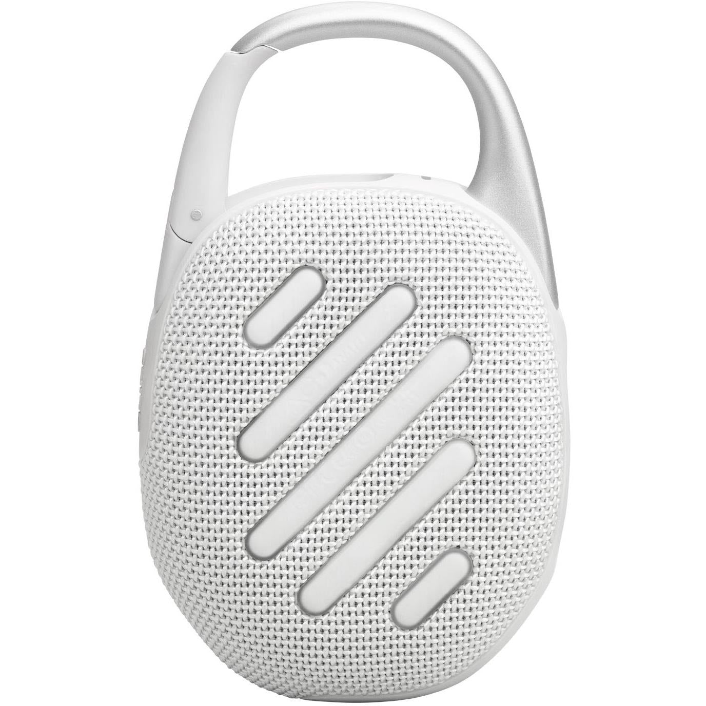 JBL Clip 5 Portable Bluetooth Speaker (White)