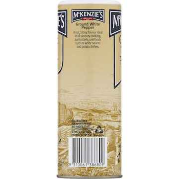 McKenzie's Ground White Pepper Ground 100g