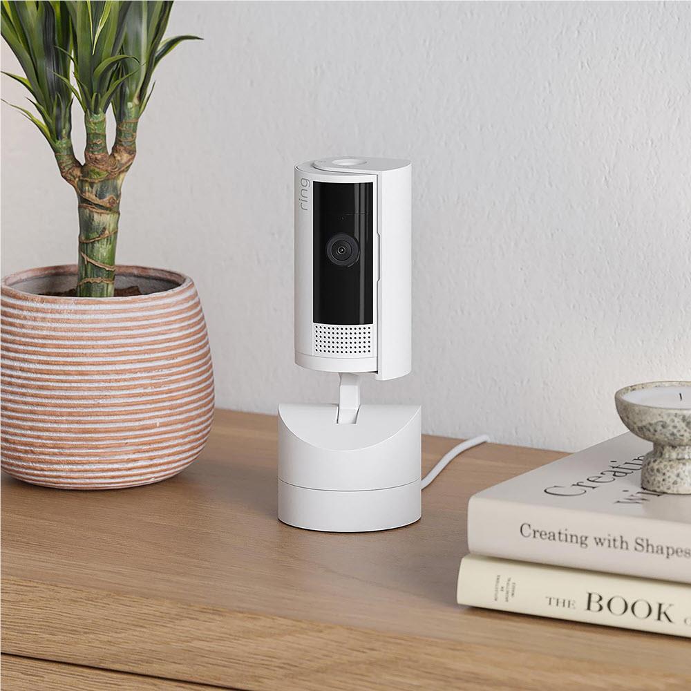 Ring Pan-Tilt Indoor Security Camera (White)