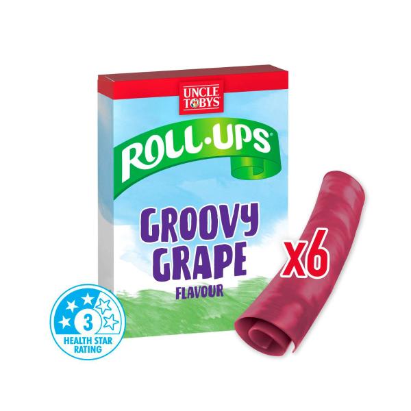 Groovy Grape Roll Ups School Lunchbox Snacks