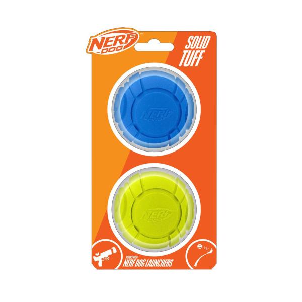 NERF DOG 2.5INCH SOLID FOAM SONIC BALL DOG TOY 2 PACK