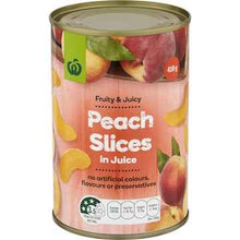 Woolworths Peach Slices In Juice 410g