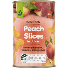 Woolworths Peach Slices In Juice 410g