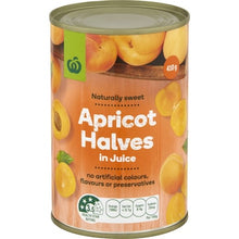 Woolworths Apricot Halves In Juice 410g