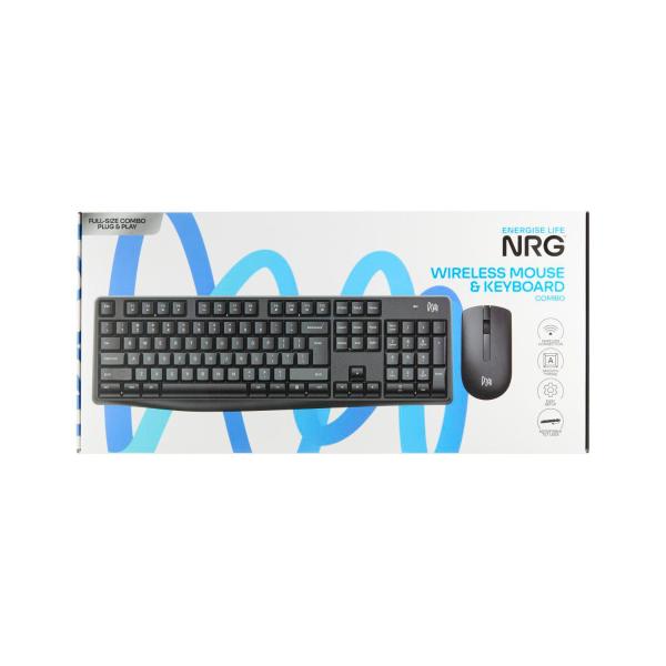 NRG WIRELESS MOUSE KEYBOARD COMBO:1:EACH