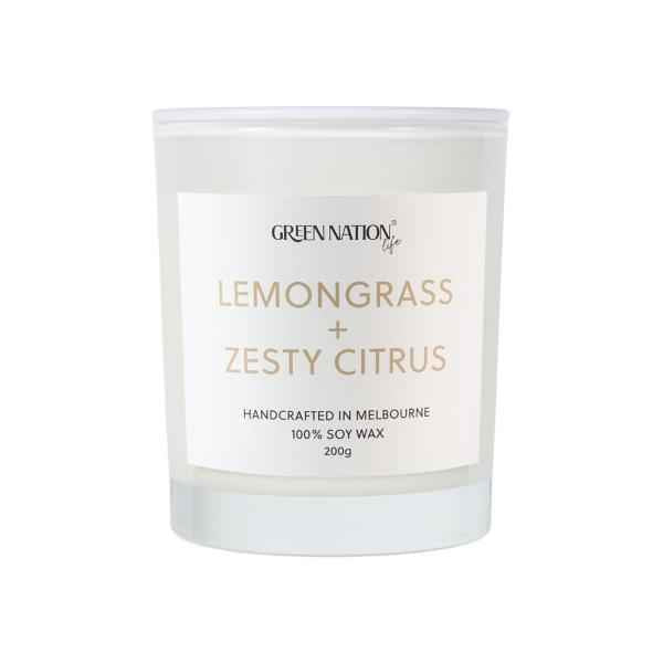 Soy Wax Candle Lemongrass 200g