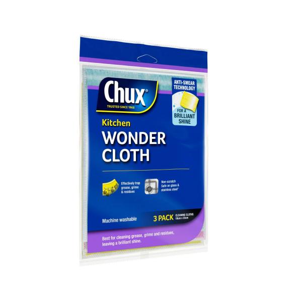 CHUX KITCHEN WONDER CLOTH:REGULAR:.:3 PACK