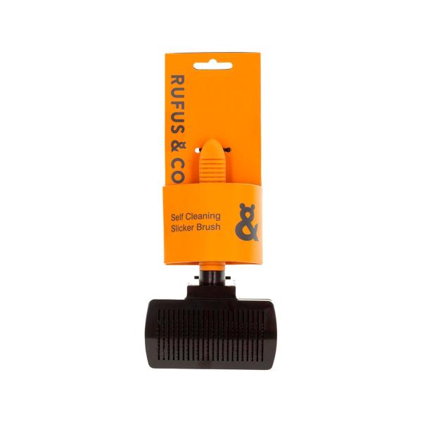 RUFUS & COCO SELF CLEANING GROOMING BRUSH 1 PACK