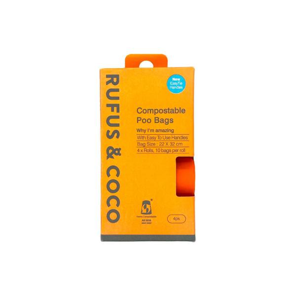 RUFUS & COCO POO BAGS 4 PACK