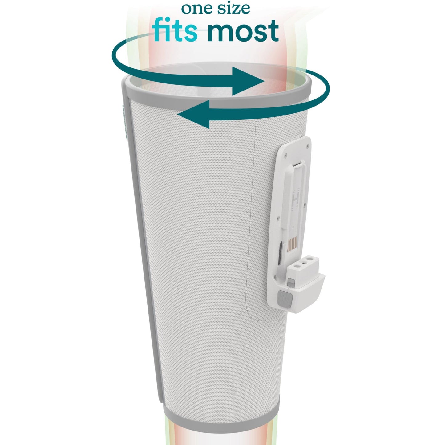 Homedics Modular Calf Compression Wrap + Controller (Light Grey)