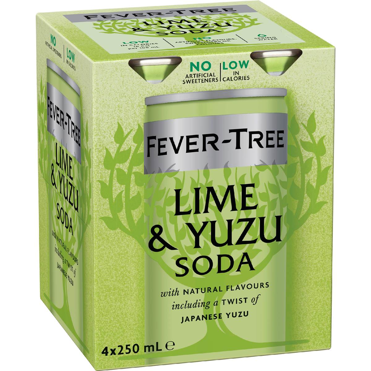 Fever-Tree Lime & Yuzu Soda 250mL x 4 pack
