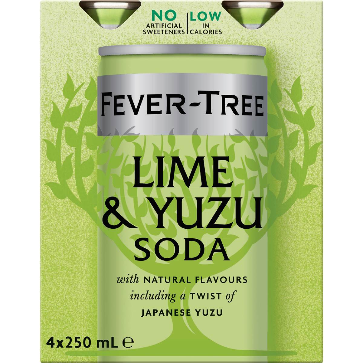 Fever-Tree Lime & Yuzu Soda 250mL x 4 pack