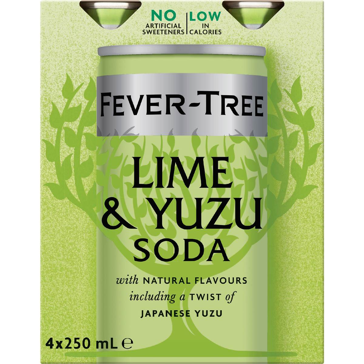 Fever-Tree Lime & Yuzu Soda 250mL x 4 pack