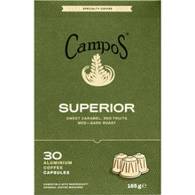 Campos Superior Medium Dark Roast Coffee Capsules 30 pack