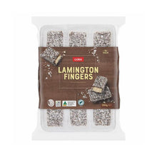COLES LAMINGTON FINGERS 18PK 350G