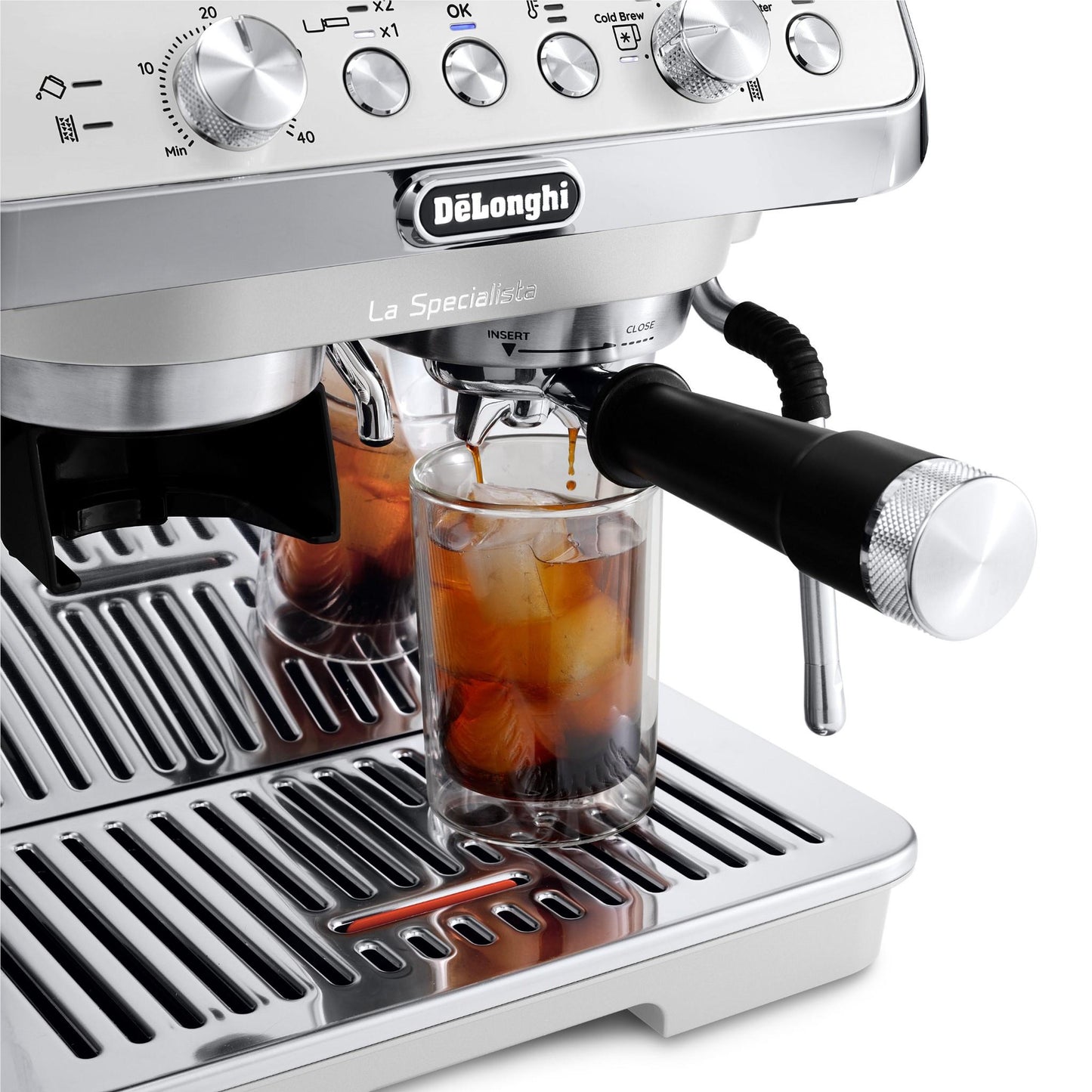 De'Longhi EC9255WI La Specialista Arte Evo with Cold Brew Coffee Machine (White)