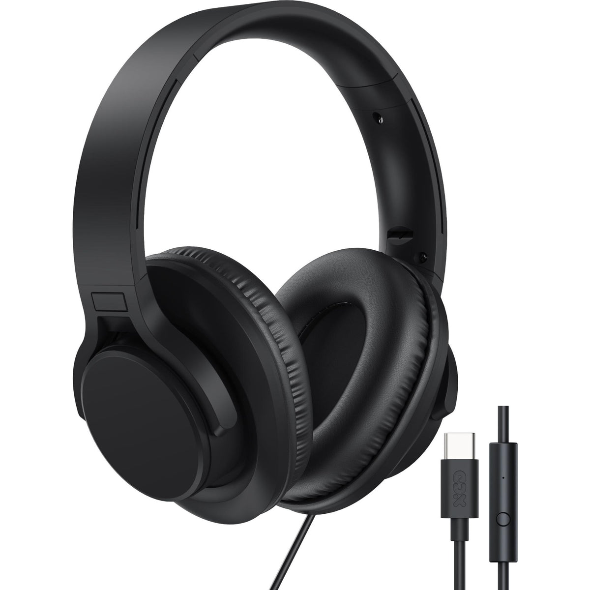 XCD Wired USB-C Over-Ear Headphones