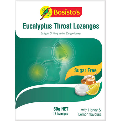 Bosisto's Eucalyptus Drops Sugar Free 50g