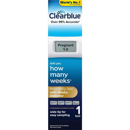 Clearblue Digital Pregnancy Test, Weeks Indicator Each