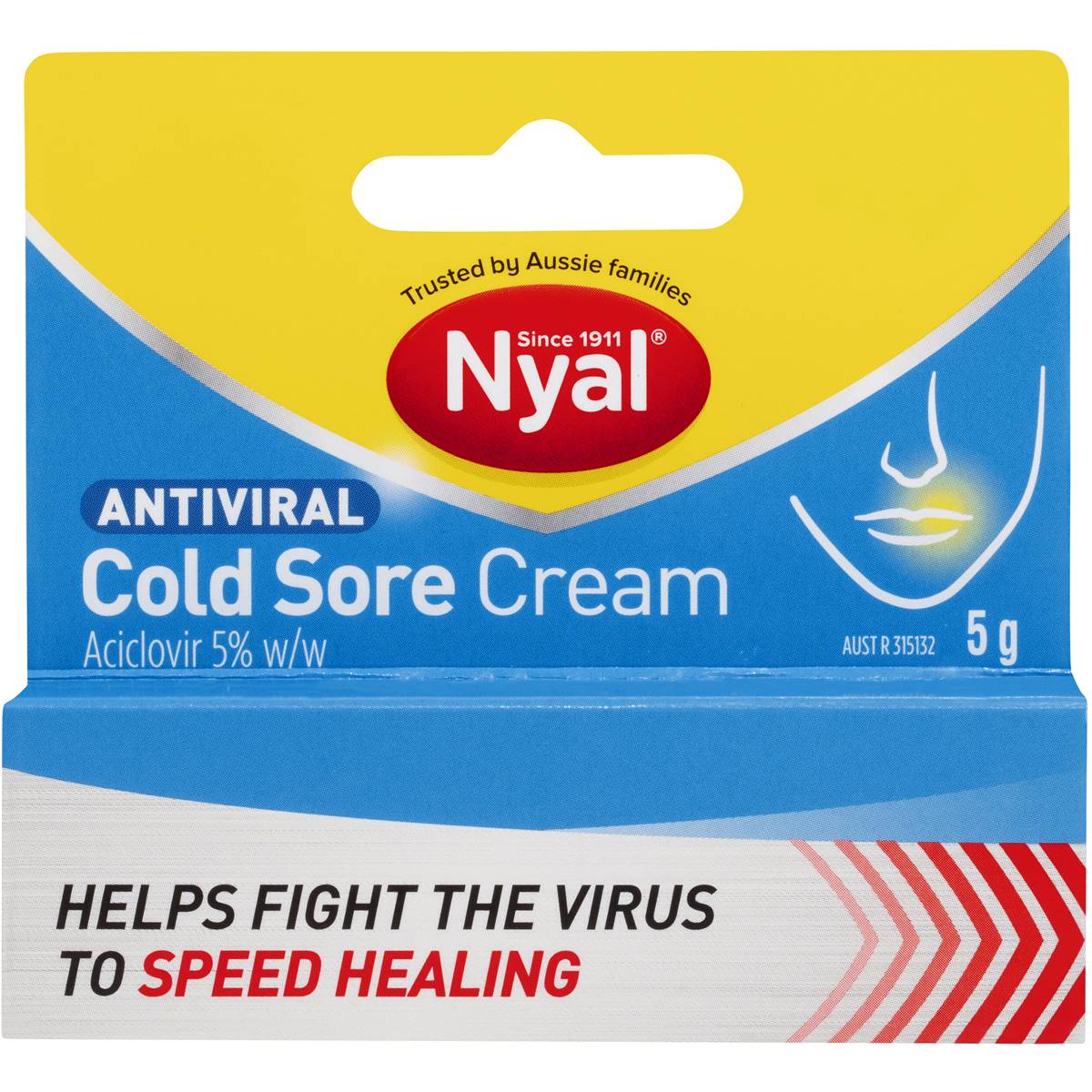 Nyal Anti Viral Cold Sore Cream 5g