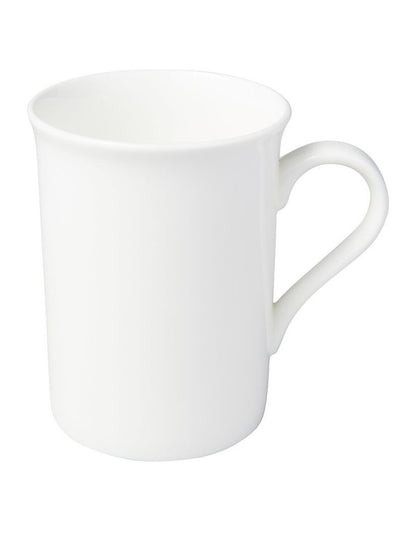 Cashmere Cylindrical Mug 340ml in White