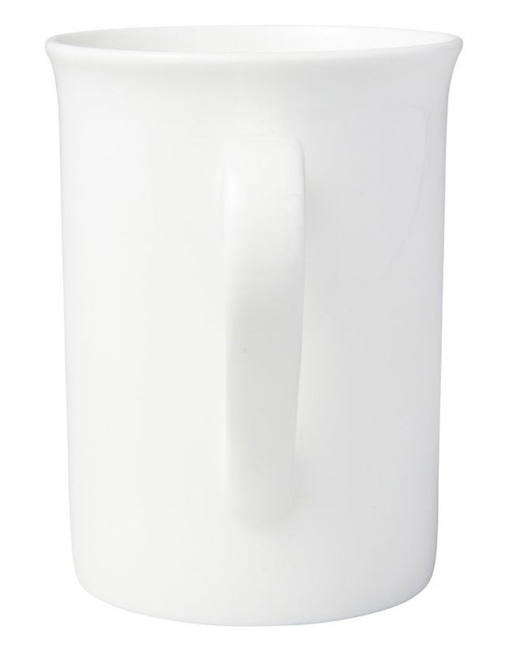 Cashmere Cylindrical Mug 340ml in White