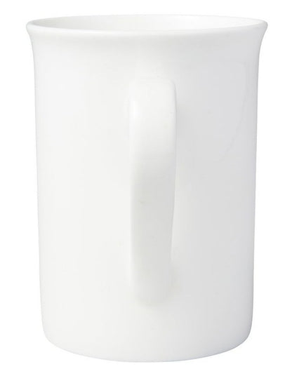 Cashmere Cylindrical Mug 340ml in White