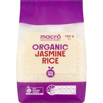 Macro Organic Jasmine Rice 750g