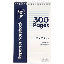 Paperclick Reporter Notebook 300 Pages each