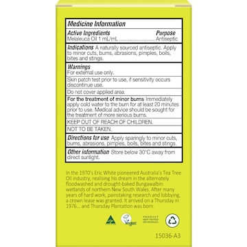 Thursday Plantation Oil Tea Tree 15mL