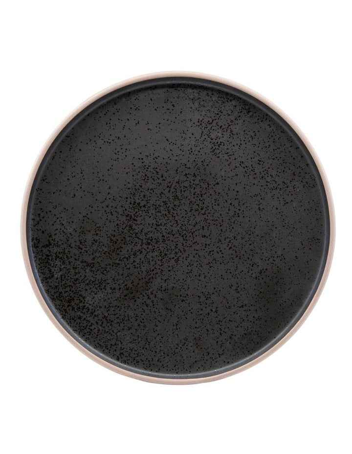 Hana 12 Piece Dinner Set in Black