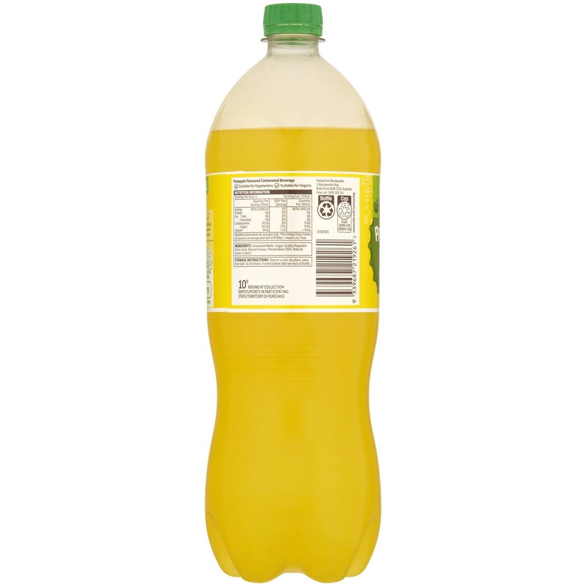 Woolworths Pineapple Bottle 1.25l