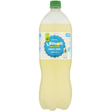 Woolworths Lemon Zero Sugar Bottle 1.25l