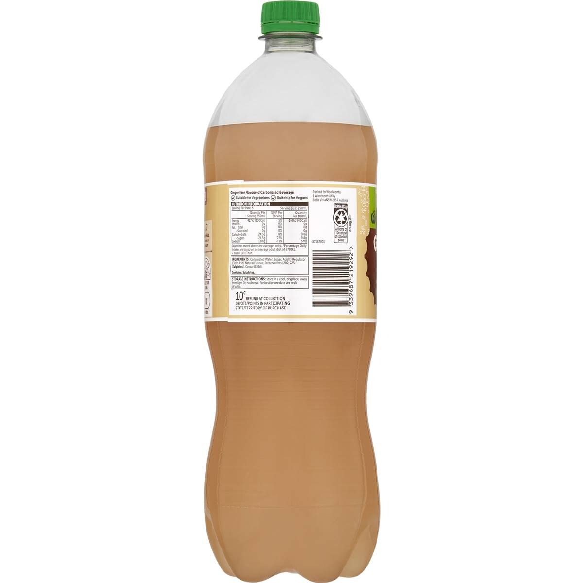 Woolworths Ginger Beer Bottle 1.25l