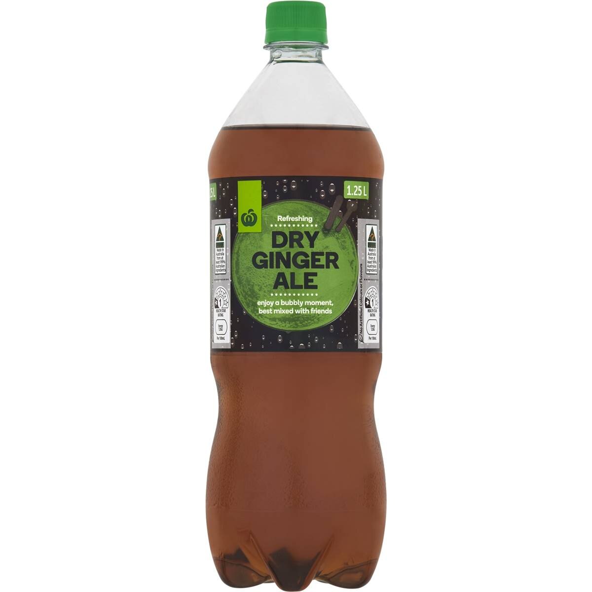 Woolworths Dry Ginger Ale 1.25l
