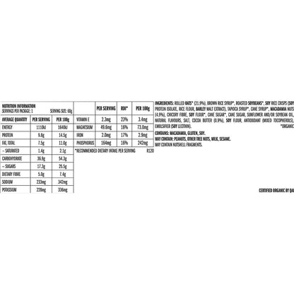 Clif Bar Energy Bar White Chocolate Macadamia 68g