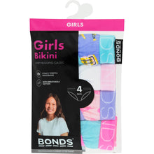 Bonds Girls Underwear Bikini Briefs Size 8-10 Or 10-12 Assorted 4 pack