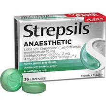 Strepsils Plus Anaesthetic Sore Throat Numbing Pain Relief Lozenges 36 pack