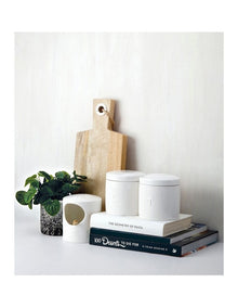 Epicurious Salt Pig in White
