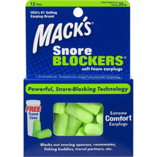 Mack's Ear Plugs Soft Foam Snore Blockers 12 Pack