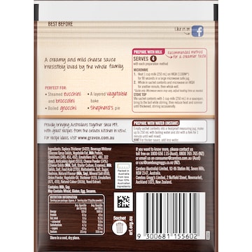 Gravox Cheese Sauce Mix 29g