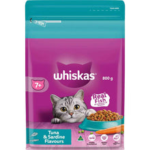 Whiskas 7 Plus Dry Cat Food Tuna & Sardine 800g
