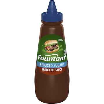 Fountain Barbecue BBQ Sauce Reduced Sugar 500mL