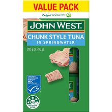 John West Chunk Style Tuna In Springwater Value Pack 95g x 3 pack