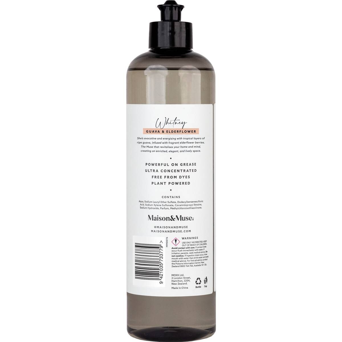 Maison & Muse Whitney Dish Liquid Guava & Elderflower 500mL