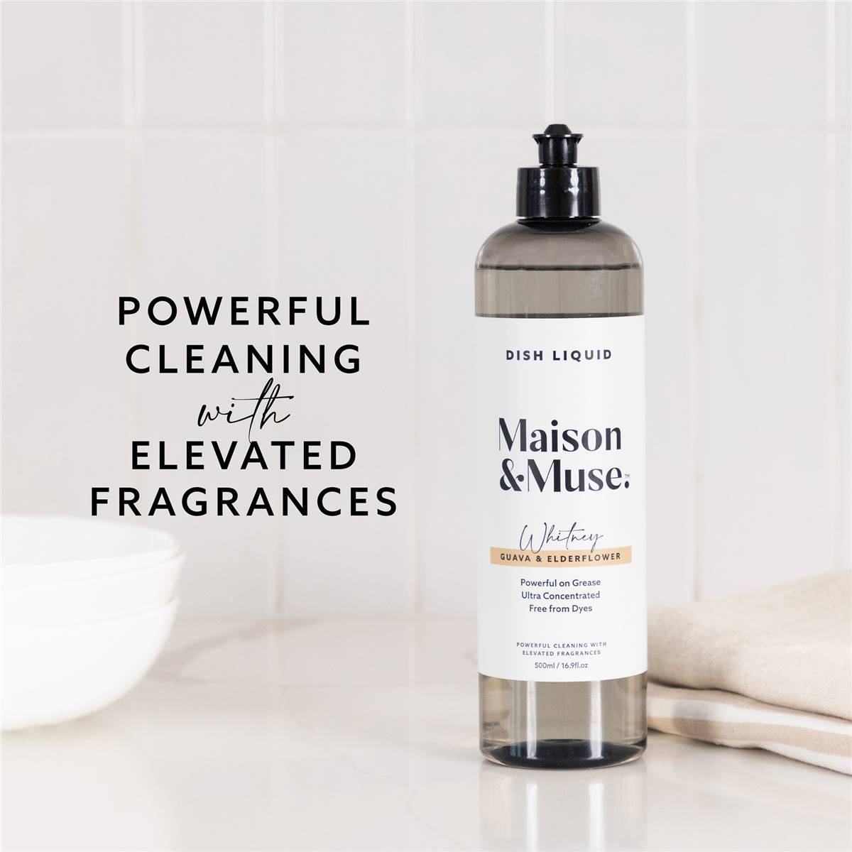 Maison & Muse Whitney Dish Liquid Guava & Elderflower 500mL
