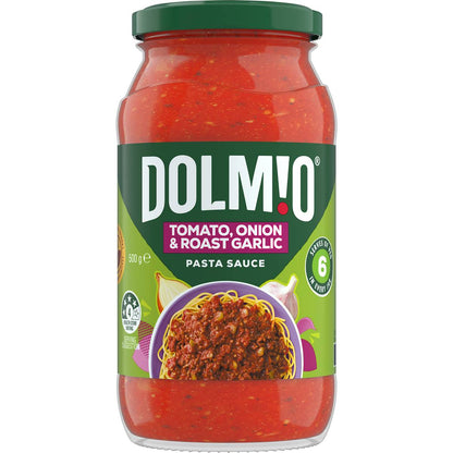 Dolmio Extra Tomato Onion & Roast Garlic Pasta Sauce 500g