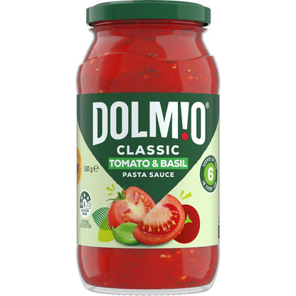 Dolmio Classic Tomato With Basil Pasta Sauce 500g