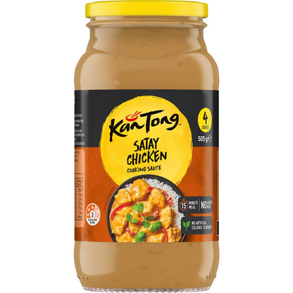 Kan Tong Peanut Satay Stir Fry Cooking Sauce 505g
